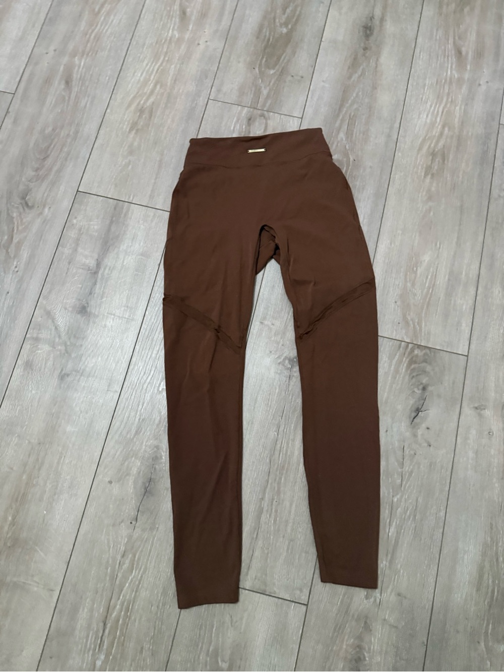 Whitney Simmons gymshark High-Waist Brown Active Leggings